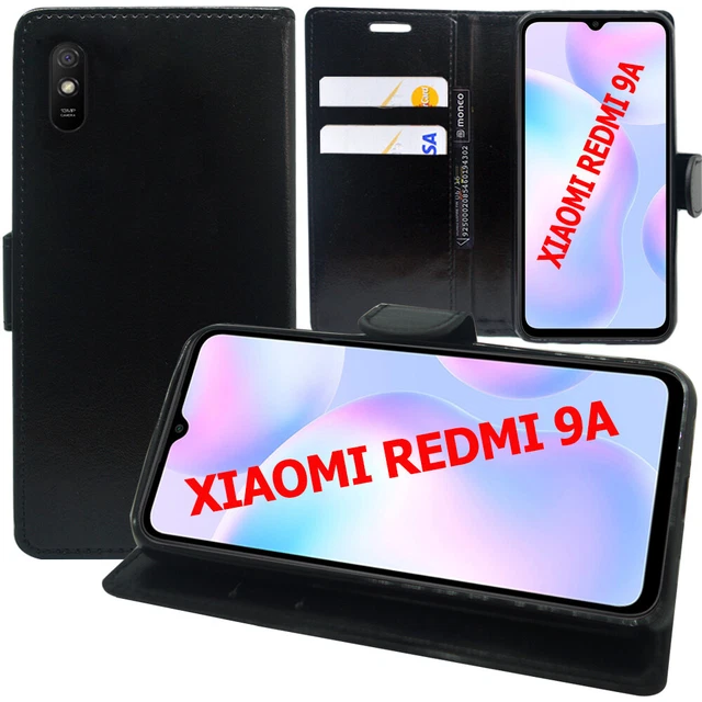 Étui Coque Housse Portefeuille En Cuir Antichoc Xiaomi Redmi 9A 6.53" M2006C3LG