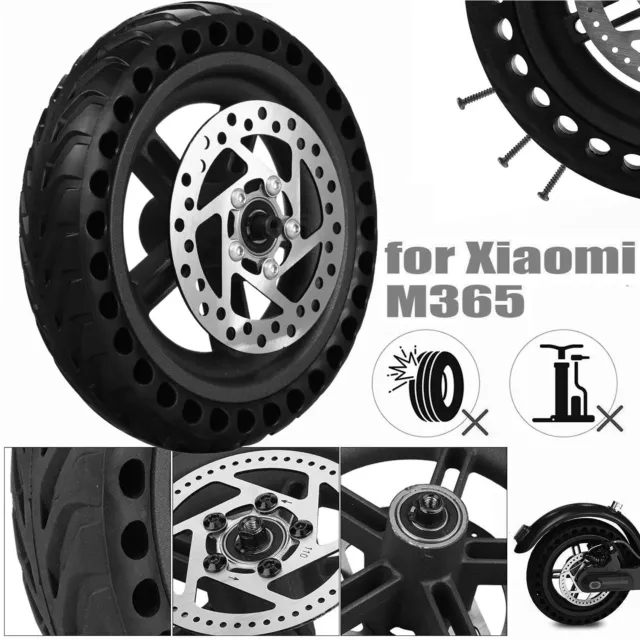 E-Scooter Hinterrad Vollgummi Reifen mit Felge 8,5 Zoll Für Xiaomi Mi M365 1s