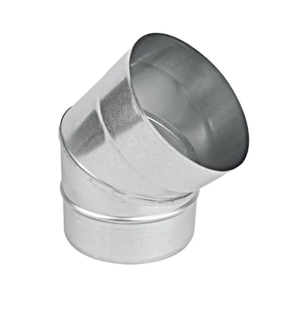 Gomito 90° Per Tubo Stufa In Acciaio Inox | Diametro 6 Cm | Per Canna Fumaria E Camino | Uso Interno Ed Esterno