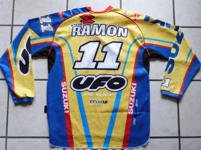 Maillot motocross shirt jersey officiel SUZUKI STEVE RAMON 2006