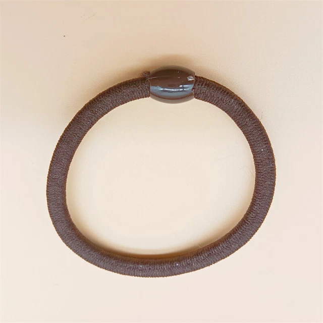1PC New Hair Accessories Women High Elastic Hair Tie Rope coffee Color Hair Ring