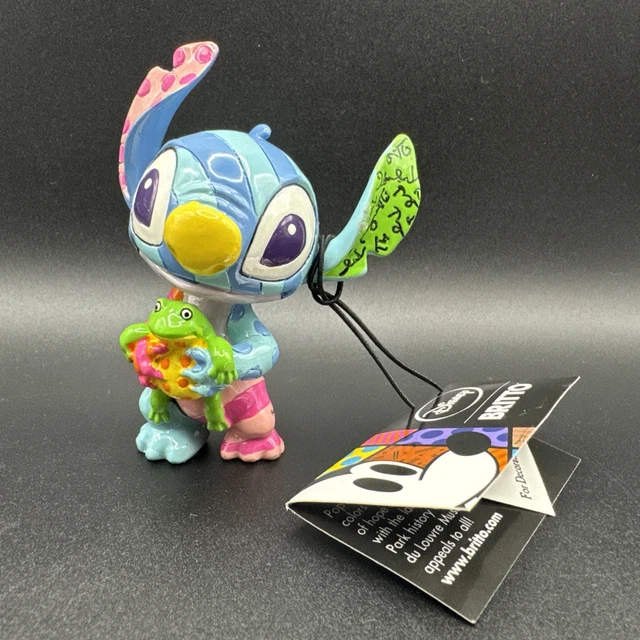 DISNEY BRITTO STITCH SITTING MINI FIGURINE