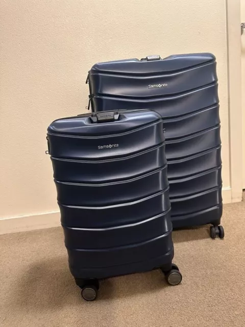 Samsonite Amplitude Two Hardside 2 Piece  Luggage Set Slate Blue