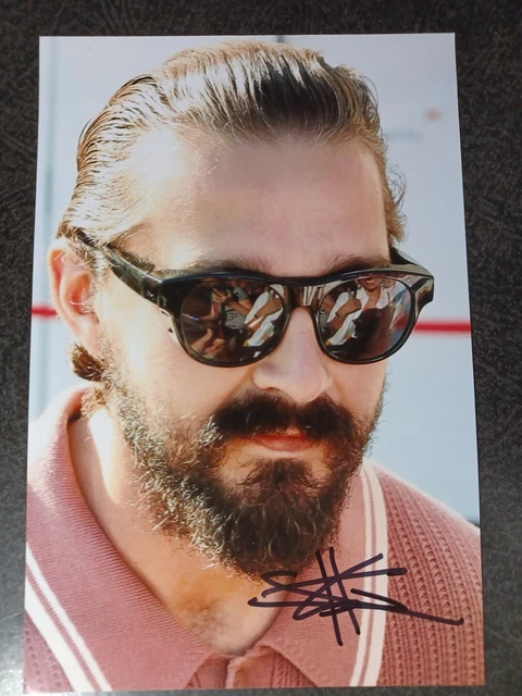 SHIA LABEOUF Authentic Hand Signed Autograph 4X6 Photo - FAMOUS ACTOR