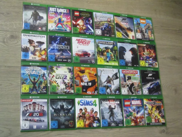 Xbox One Spiele Auswahl Forza, Halo, Need for Speed, Lego Star Wars, Fifa uvw.