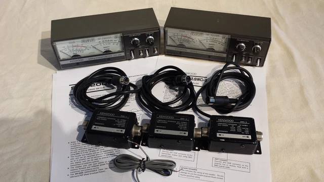 KENWOOD SWR/POWER SW-50 140〜450MHz Kenwood SW-200 SWR & Power MeterFor Parts or Not Working