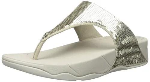 FitFlop Womens Classic Electra A18-308-080 Pale Gold Thong Sandals Size 10