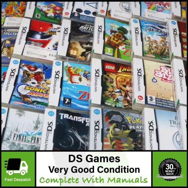 Nintendo DS NDS Games | All Complete With Manuals | Very Good
