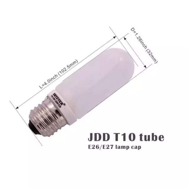 JDD Halogen Bulb Photo Studio Strobe Flash Modeling Light E27 250W 110V-130V