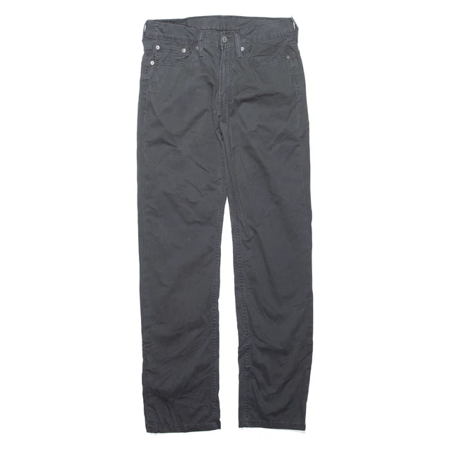 LEVI'S 514 pantaloni dritti sottili grigi W29 L32
