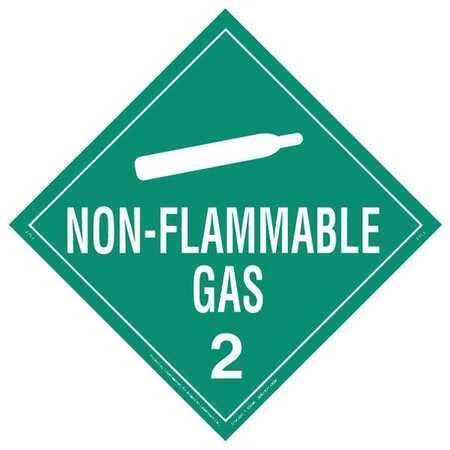 Labelmaster 19Ua75 Placard,10-3/4Inx10-3/4In,Vinyl,Pk10