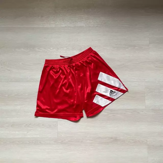 Vintage Adidas Equipment Football Shorts 90S Red Mens D6 S Rare