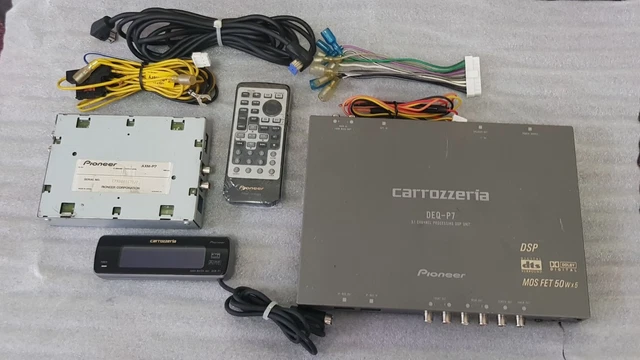 carrozzeia カロッツェリア　DEQ-P7 AXM-P7 ジャンク品 CARROZZERIA AUDIO MASTER UNIT AXM-P7 LIMITED EDITION AND DEQ