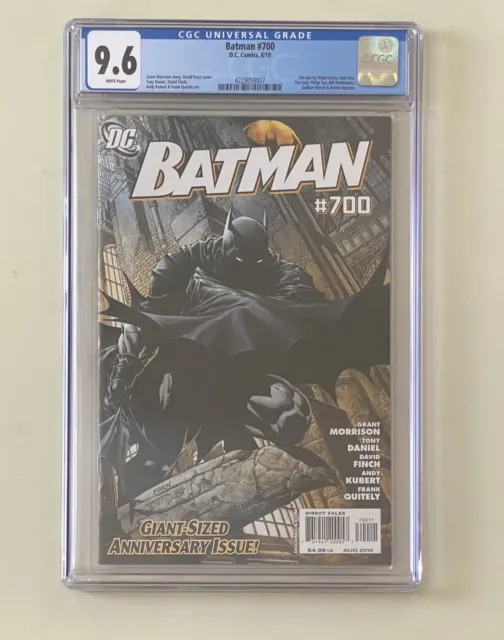 Batman #700 CGC 9.6 graded DC Comics (2010) ANNIVERSARY ISSUE