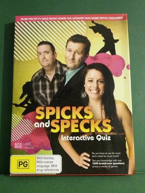 Spicks And Specks - Interactive Quiz DVD - Region 4