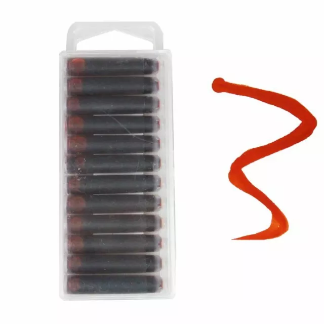 5280 Orange Crush Fountain Pen Ink Cartridges - 12 Pack