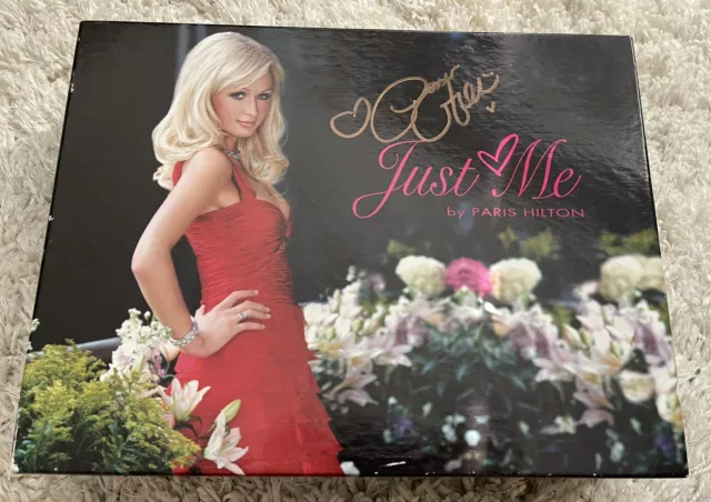 Paris Hilton Just Me signed box set autographed (NO PERFUME)