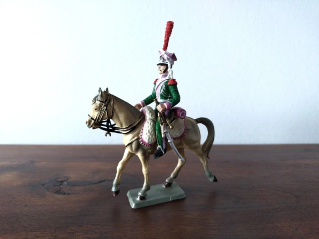 Figurine Starlux Empire - Chevau-léger Lancier De La Garde 1811, échelle 54mm, Occasion Très Bon état