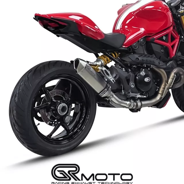 Auspuff für Ducati Monster 1200/S/R 2014 - 2020 GRmoto Auspuff Titan