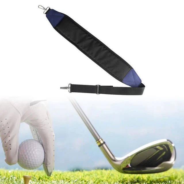 ADJUSTABLE SHOULDER STRAP Golf Bag Shoulder Strap Thick Padded Metal