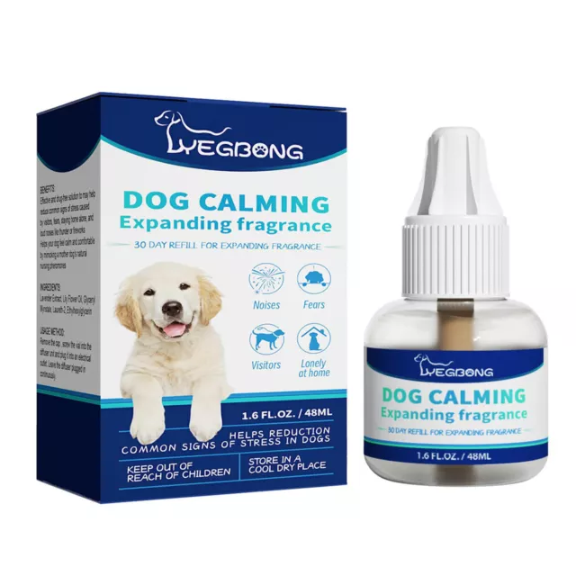 Dog Calming Drops Pheromone 48ML Comfortable Effective Dog Dropper for Pets