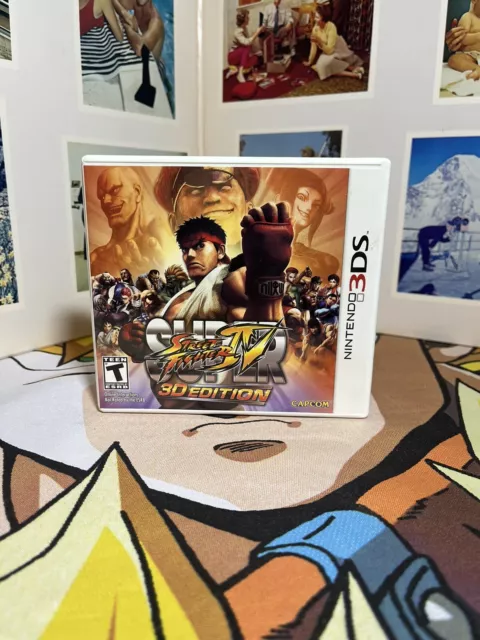 Super Street Fighter IV -- 3D Edition (Nintendo 3DS, 2011) (Tested Works)