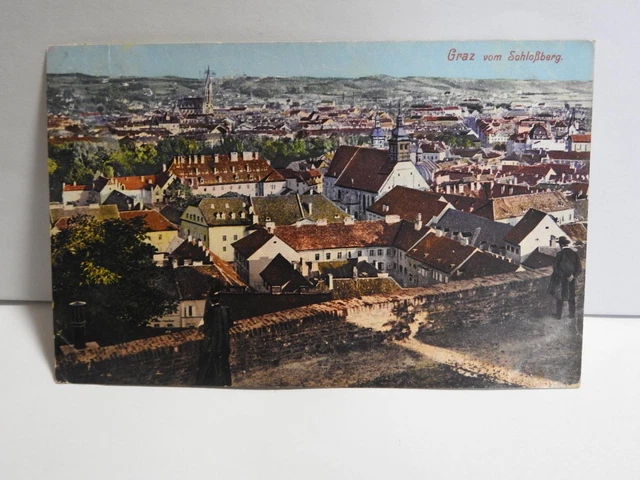 AK - KuK Militärzensur Krakau - Graz vom Schloßberg  /Z9