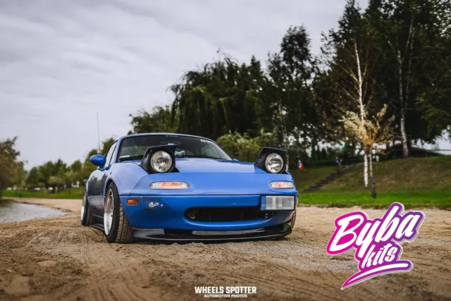 Fit Mazda MX5 MK1 NA GV Style Front Lip splitter miata