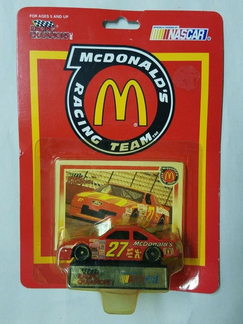 NASCAR RACING CHAMPIONS Ford Stock Car #27 McDonald's Racing Team Hut ...