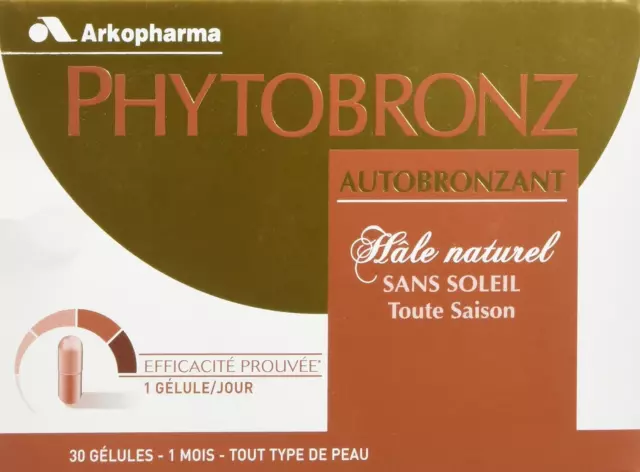 Arkopharma - Phytobronz - Cosmétique Orale Autobronzant - Hâle Naturel Sans Sole