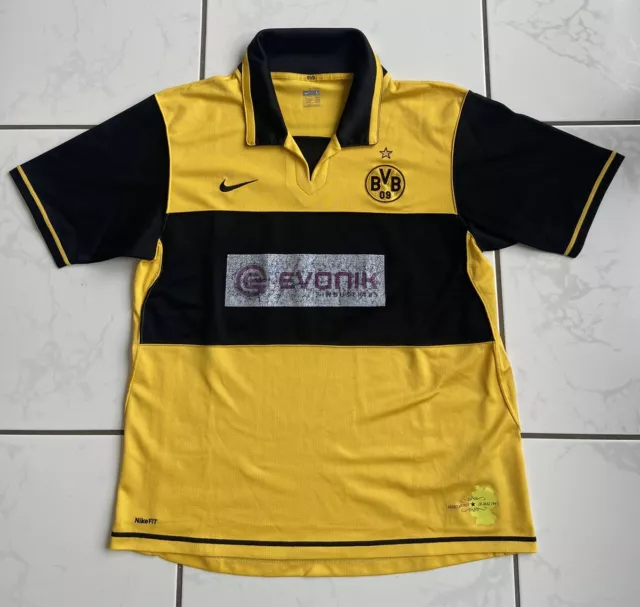 BVB 09 Borussia Dortmund Trikot Nike Evonik Gr. L 07/08 28.05.1997 Jubiläum 2008