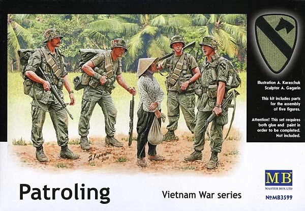 Master Box Mb3599 1/35 America 1St Cavalry Division Civilian War In Vietnam