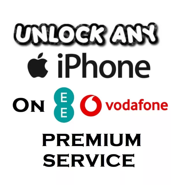 iPhone PREMIUM EE Vodafone Blacklist Barred Unlocking Unlock Code 11 12 13 14