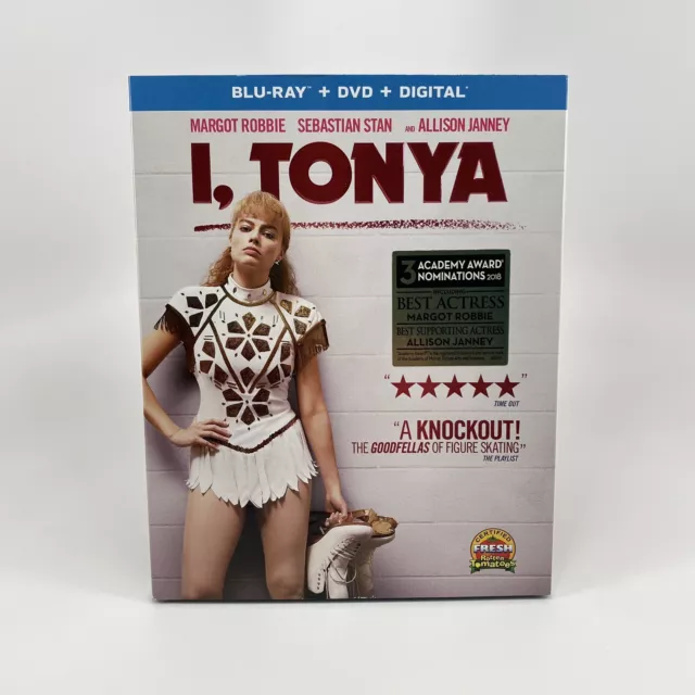 I, Tonya Blu-ray/DVD + Digital Copy 2018 - Margot Robbie New Sealed W/Slipcover