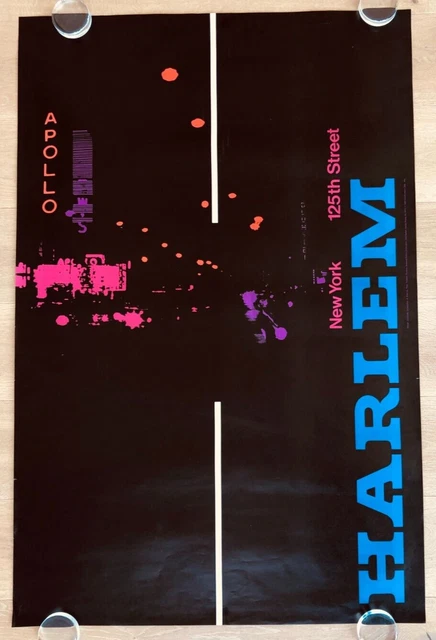 Poster - Peter Teubner - 1968 Container Corporation of America - Harlem New York