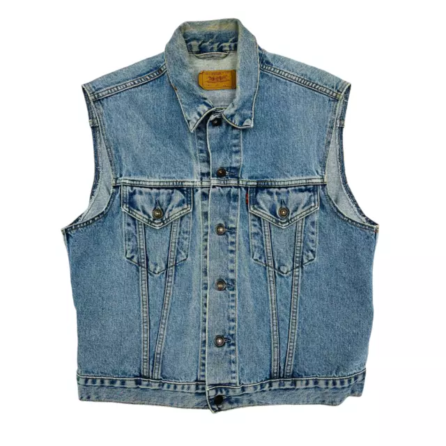 Vintage  Levi's Trucker Denim Vest - Medium