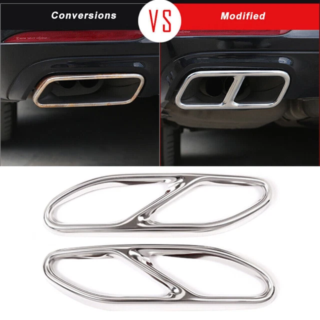 Copertura tubo coda marmitta scarico per Mercedes Benz Classe S W222 2010-17