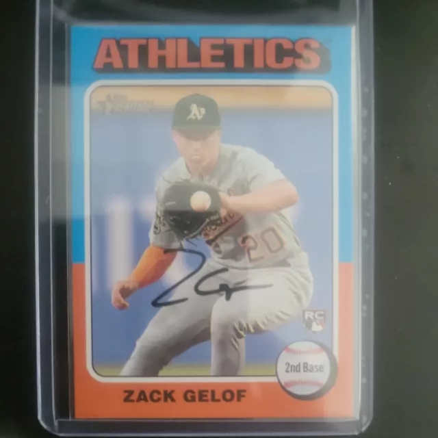 2024 TOPPS HERITAGE Mini Edition Zack Gelof 346 RC variazione immagine
