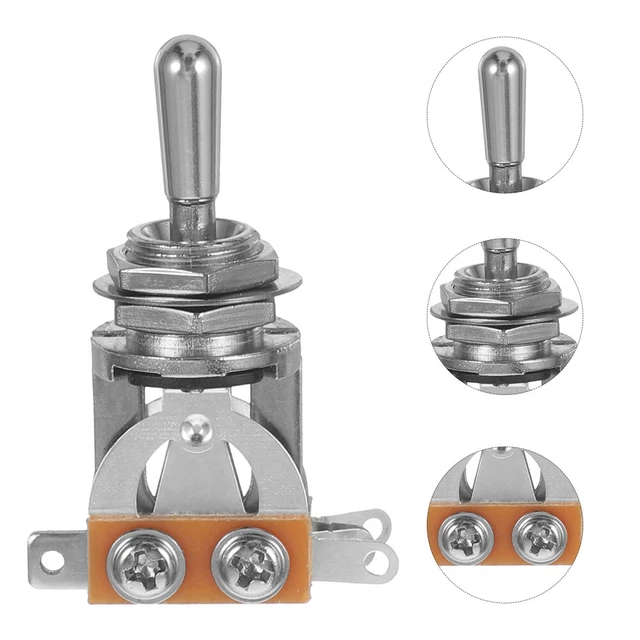 Kit De Câblage Guitare électrique - Interrupteur 3 Voies, 1 Volume, 1 Tonalité, Pots 500K