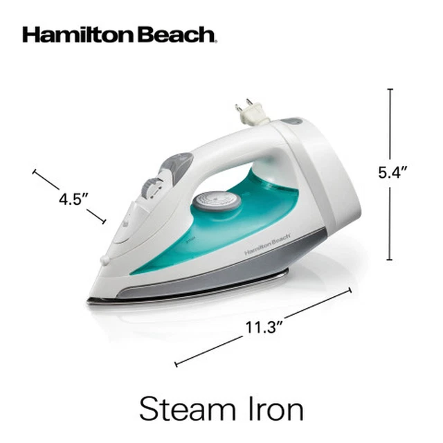 NEW HAMILTON BEACH Steam Iron with Retractable Cord Model 14212 £13.07
