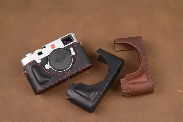 New Genuine Leather Handmade Camera Case Bag Half Cover For Leica M10 M10P M10R