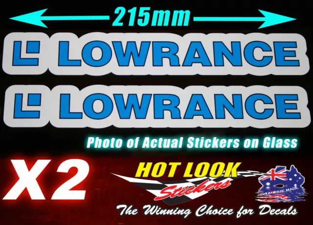 Lowrance Fishing Boat Stickers 4X4 Caravan Camping Tandem Trailer Fridge Kayak