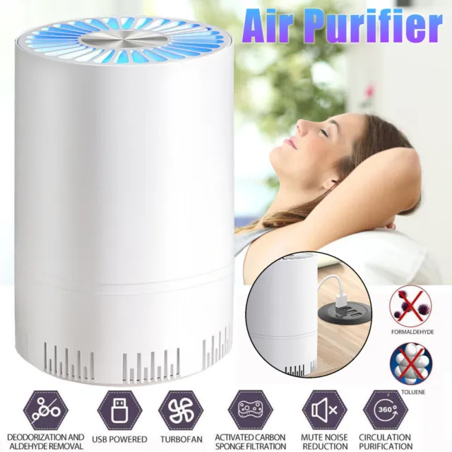 Ionisator Luftreiniger Allergiker Raumluftreiniger Haus Air Purifier für Staub