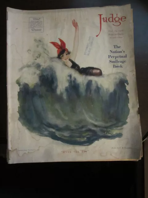Judge Magazine July 1918 Over the Top Art Deco 48