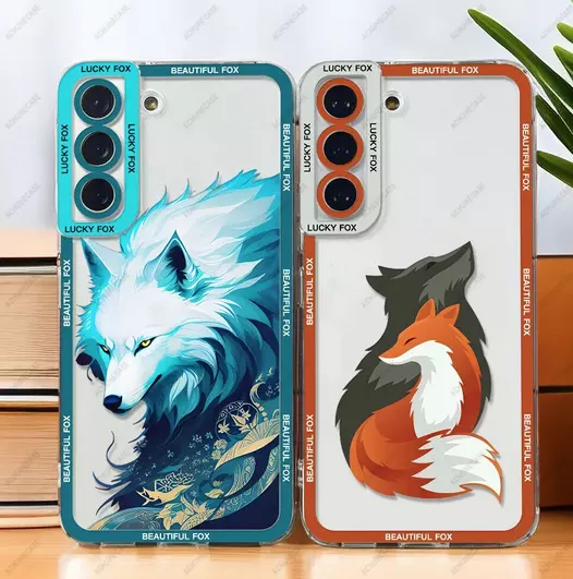 Beautiful Fox Animal Renard Art Coque Cover Case For Samsung Galaxy S24 S23 S22