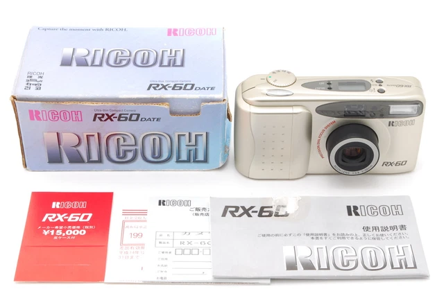 [MINT] *MINT IN BOX* RICOH RX-60 DATE 35mm Point & Shoot Film Camera From JAPAN