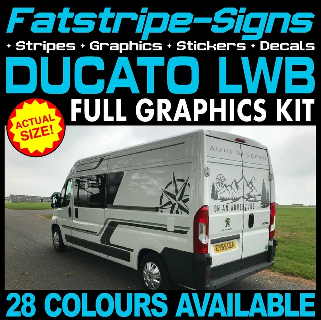 Adesivi Per CAMPER Grafica In Vinile Adesivi Decalcomanie Set Camper Van RV Caravan Motorhome - Foto 5