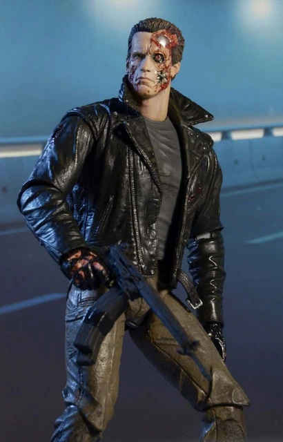 Authetic NECA Terminator Ultimate T-800 Police Station Assault 7 Inch