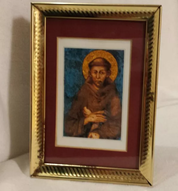 ST Saint Francis de Sale Icon Picture 5x7 Framed and Matted Christian Religion