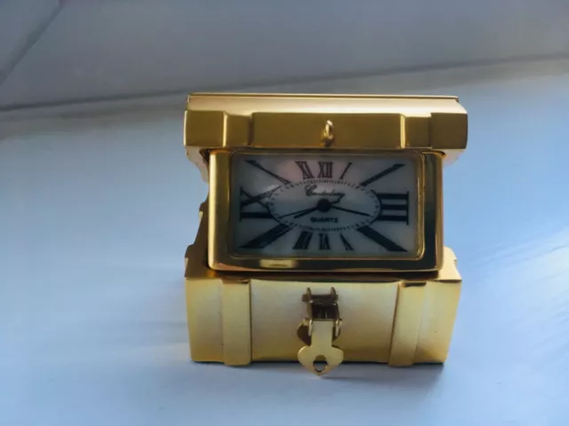 Miniaturuhren vergoldet auf Messing - viele verschiedene Designs 2